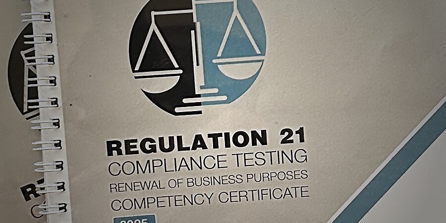 Regulation 21 Training — official training manual